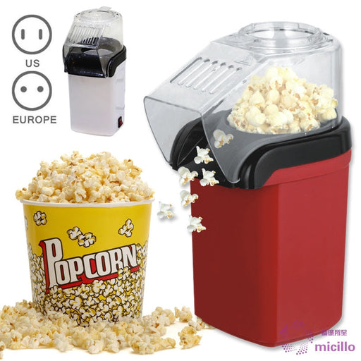 Popcorn Maker Oil Free Popcorn Maker Hot Air Popping Popcorn Maker for Kids Portable Popcorn Maker